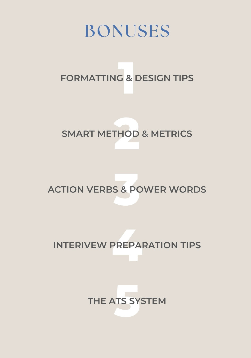 Bonus Pages in the Resume Writing Blueprint eBook