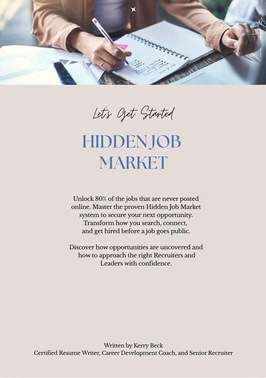 Hidden Job Market - (Publishing in April 2026)