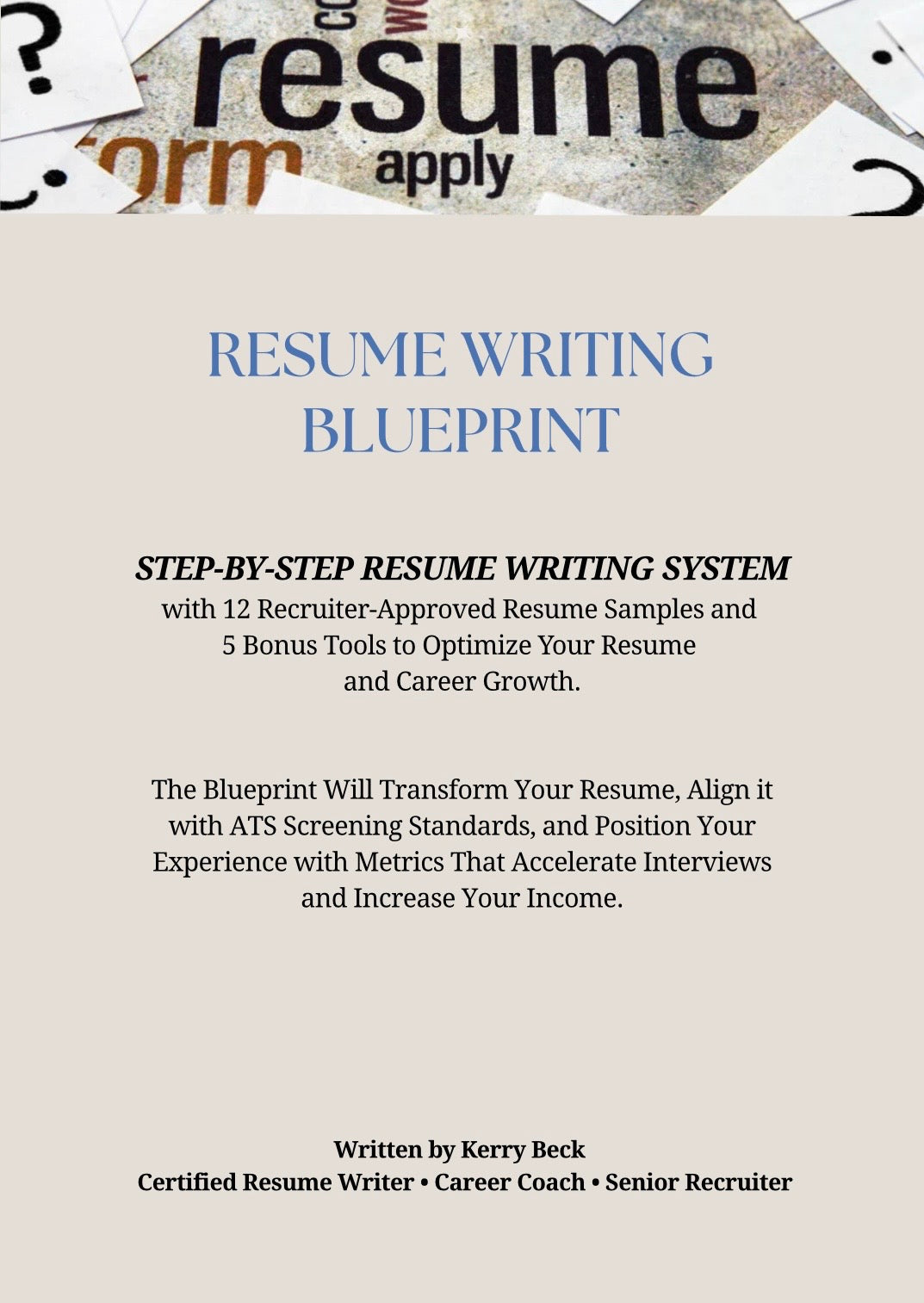 Resume Writing Blueprint