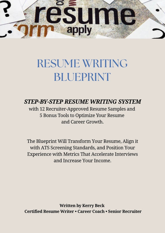 Resume Writing Blueprint