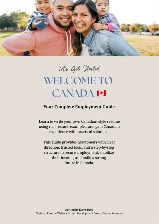 Welcome to Canada - (Publishing in April 2026)